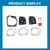 Silscvtt 6 Pack Carburetor Repair Kit Replacement for Johnson Evinrude V4 V6 90 100 105 115 150 175 HP 18-7247 436852 438996