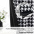BOHOMOCASA Black and White Houndstooth 100% Blackout Curtains for Bedroom/Living Room, Energy Saving & Privacy, Noise Control, Grommet, W52×L96, 2 Panels