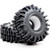 HOBBYSOUL 1.0 Crawler Tires 58mm Tall 1.0'' Mud Slingers Super Soft Sticky Tyre for RC 1/24 SCX24 1/18 TRX4M Upgrades