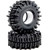 HOBBYSOUL 1.0 Crawler Tires 58mm Tall 1.0'' Mud Slingers Super Soft Sticky Tyre for RC 1/24 SCX24 1/18 TRX4M Upgrades