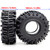 HOBBYSOUL 1.0 Crawler Tires 58mm Tall 1.0'' Mud Slingers Super Soft Sticky Tyre for RC 1/24 SCX24 1/18 TRX4M Upgrades