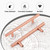 EZRENOVA 10 Pack Rose Gold Cabinet Handles and Knobs - 4 Inch (102mm) Hole Centers Solid Stainless Steel Kitchen Cabinet Hardware Pulls for Drawers, Dressers & Cabinets - Modern Cabinet Door Handles