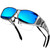 KANASTAL Over Glasses Polarized Sunglasses for Men Women UV400 Protection Fit Over Sun Glasses Fashion Wrap Around Trendy Shades Clear Grey Mirrored Blue
