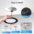 LVWIT 6 inch Black LED Recessed Lighting, Slim Can Lights, 9W=120W,1000LM, 5CCT Color Selectable, Dimmable Downlight with E26 Conversion Kit, 12Pack,IC Rated