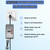 2000W Immersion Water Heater with Thermostat, Kiddie Pool Heater for Inflatable Above Ground Swimming Pool, Portable Submersible Bucket Heater, Bathtub Electric Water Heater with 304 Stainless Guard
