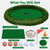 ULTIMATE Floating Golf Green for Pool, Floating Chipping Green Mat w/Hitting Mat, Golf Balls, Flag and Tee for Golf Practice, Golf Putting Mat for Golf Game (Oval, 37.5" x 25.5")