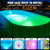 Submersible Pool Lights with Remote, High Brightness Swimming Led Pool Lights for Above Ground Pools Waterproof, 9 Modes Underwater Magnetic Pool Light for Inground Pool-2pc