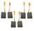 DW840, Carbon Brushes Suitable For D-Wa-t 7'' Angle Grinder 120V 13A 6Pcs