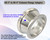 Elifecenter 3" to 4" Exhaust Flange Adapter,Turbo Exhaust V-band Adaptor Flange CNC(3"ID to 4"ID)