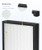 BreshAir True HEPA Replacement Filter Compatible with Hunter HEPAtech & QuietFlo Air Purifiers 30936, fits models 30085 30090 30095 30105 30117 30119 30130 36117 36127 36095 37090 30197 30999 30058
