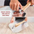 Colenza Pizza Peel 16 inch,16" Wx 18" L, Aluminum pizza peel with Foldable Wood Handle and Storage Bag, Non-perforated