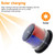 RISOON Solar Strobe Warning Safety Flashing Light/Ceiling Strobe Light, with Strong Magnetic Base Waterproof for Construction, Traffic, Factory, Crane Tower, Boat Navigation (New Red+Blue)