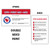 Lashicorn CPR and First Aid AED Certification Cards | 30 pk 2x3.5” Wallet Sized Business Paper Quick Reference Guide Fill Out Name Training Certificate
