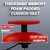 FreekyFit Shop Stool with Backrest, Mechanic Garage Stool for Workshop, Adjustable Shop Stools Chair, Padded Workbench Stools for Men Women, 300 LBS Capacity, 360° Swivel PVC Seat, Heavy Duty, Red