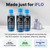 iFLO® Smart A/C Drain Line Cleaner and Drain Pan Cleaner Cartridge Concentrate, Fast-Acting, Long-Lasting HVAC System Solution for Tough Clogs & Buildup, 6-Month Supply per Bottle, 1 Pack of 36oz