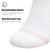 wernies No Show Socks Womens 10 Pairs Low Cut Ankle Socks with Non Slip Casual Invisible Liner White 5-8