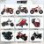 YOXUFA VM22 Carburetor 212cc Exhaust Muffler Stage 2 Kit Replacement for 224cc 196cc Coleman CT200U BT200X Baja MB200 KT196 Mini Bike Go Kart 6.5HP GX160 Engine Parts Mini Bike Throttle Assembly