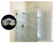 90 Degree Sleeve Over Shower Glass Clamp, Glass Shower Door Hardware, Bathroom Door Right Angle Connector for Bathroom, Showroom Hardware accessories