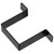 GBGS 6 Pack Deck Post Tie Brackets for 6 x 6 Wood Post,12 Gauge(2.8 mm Thick),Black Deck Fence Strap