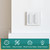 CLYMENE 8 Pack Light Switch Cover Guard, Child Proof Wall Switch Cover Keeps Your Lights or Switches from Getting Accidentally Turned ON or OFF, Toggle Style (White)