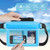 JOTO Large Floating Waterproof Phone Pouch with Adjustable Waist Strap, Water Proof Fanny Pack Dry Bag Wallet for Cellphone Passport Watch and Valuables, Beach Essential for Swimming Snorkeling -Blue
