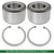 WEICHENGXIN 2pcs Rear Wheel Bearing Kit Fit for Kawasaki ATV/UTV Brute Force 650 4x4i 750 Mule Parts 3000 3010 3020 4000 4010 TERYX 750 4x4 2001-2023 (includ Circlip x 2)
