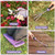 Gardening Tools, WisaKey 10 Piece Heavy Duty Purple Garden Tool Set Durable Garden Supplies Organizer Bag Garden Hand Tools Gardening for Women Grandmother Granny White Elephant Gifts