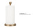 Ivilon Countertop Paper Towel Holder - Modern Bell End Minimalist Design - Color Warm Gold