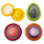 Joie Food Saver Set, Avocado, Tomato, Onion, and Lemon Stretch Pods, Silicone, One Size, 4 Count