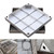 Class Stainless Steel Manhole Cover & Frame, Heavy Duty Recessed Square Septic Tank Lid with Base, Invisible Flush-Fit Design Sewage Basin Cover for Yard, Driveway, Pavement. Septic Tank Cover.