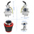 FVRITO PZ20 Carburetor Thumb Throttle Kit Compatible with Tao tao Coolster 125cc 110cc Chinese ATV Quad 4 Wheeler 50cc 70cc 90cc 4 Stroke Engine Kazuma Baja SunL Roketa Vitacci Loncin Lifan Parts
