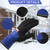 LOCCEF 2 Pairs Winter Work Gloves for Men and Women, Freezer Gloves for Work Below Zero, Thermal Insulated, Super Grip(Blue, 9/L)