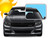 Fusion Decals Sun Visor Windshield Light Blocker Strip Vinyl Wrap Fits All Vehicles - Air Release - Self Healing