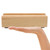 DOITOOL Mirror Stand Holder, Heavy Duty Floor Mirror Stand, 9.8 Inch Solid Wood Base (Beige)