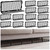 Treela 12 Pcs Under Couch Blocker for Bed Couch Furniture Underneath Under Bed Blocker with Zip Ties, Prevents Toys Pets Under Furniture Ideal for Living Room Bedroom, Black (14.5 x 4.7 x 6.7'')