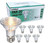 LuxGallerri PAR20 Halogen Light Bulbs 6 Pack 120V 39w Dimmable (PAR20 50W Equivalent), E26 Medium Base Flood Light Bulbs with 3000k Warm White for Kitchen Stove Hood and Range Hood Light Bulb.