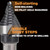 M35 HSS 5/8 Inch Step Drill Bit, Single Size Unibit with Double Spiral Flutes for Drilling Small Holes on Stainless Steel, Metal, Wood, Plastic