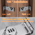 90 Degree Lock, 4.5inch 90 Degree Barn Door Lock Cabinet Password Rotary Hasp Locks - Right Angle Gate Door Lock - Household Security Combination Latch Lock for Fences, Gardens, Shed Door Silver 2Pack