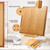 15.5" Foldable Crochet Blocking Board with 35 Stainless Steel Pegs - Upgrade Large Blocking Boards for Crochet Projects, Bamboo Granny Square Crocheting Accessories Gifts for Crocheters