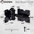 Heavy Duty Self Closing Gate Hinges for Wooden Fences Gates, 90 Degree Adjustable Gate Door Hinges Hardware Kit for Fence Gate, Vinyl gate, Pool gate and Outdoor Gates, 2 Pack, Black Finish