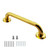 12 inch Brushed Gold Bathroom Safety Bars, NAWPHEKI Anti Slip Stainless Steel Grab Bars for Bathtubs and Showers, Bathroom Grab Bar Shower Handle,Handicap Elderly Injury Senior Assist Bath Handle