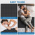 Grounding Mat for Bed King Size-PU Leather Earthing Pad for Better Sleep & Stress Relief, Anti-Slip Eco-Friendly with 16.4ft Cord + Free Test Pen (27x78 Inch)