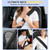 Extra Long Seat Belt Cover Pad, 27.5 Inch 2025 Upgraded Extended Version Car Seat Belt Cover for Reducing Neck Friction & Enhancing Comfort, Soft Shoulder Pad Protector Seatbelt Cushion (2 Pack)