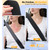 Extra Long Seat Belt Cover Pad, 27.5 Inch 2025 Upgraded Extended Version Car Seat Belt Cover for Reducing Neck Friction & Enhancing Comfort, Soft Shoulder Pad Protector Seatbelt Cushion (2 Pack)