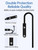 WUNIAK Charging Cable for Johiear Bone Conduction Headphones Waterproof, Magnetic USB Charging Cable USB Flexible Accessories for Johiear ，(2 Pack)