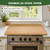 30 Inch Extra Large Bamboo Cutting Boards for Kitchen, Wood Cutting Board with Deep Juice Groove and Handle Heavy Duty Chopping board, Oversized Stove Top Cover, Kikcoin, 30" x 20"