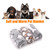 3 Pack Cat and Dog Blanket Soft & Warm Fleece Flannel Pet Blanket, Great Pet Throw Sleep Mat for Puppy Cats Small Dogs Cute Star/Love/Bone (Small 23" x 15")