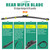 24" 19" 12" Windshield Wiper Blades Replacement for Honda Civic Hatchback 2022 2023 2024 2025 Premium All Weather Front Rear Wipers Set - OEM Quality (Pack of 3)