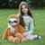 Tezituor 3.2lbs Sloth Stuffed Animal, 39.5inches Long Legged Stuffed Sloth Plushies for Hugs, Giant Sloths Plush Body Pillow Birthday Christmas Toy Gift for Boys Girls