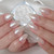 Upgrade Glassy Pearl Nail Powder - GJNL High Gloss White Pearlescent Chrome Powder, Glazed Donut Clear Moonlight Effect Iridescent Powder for Nails Upgrade Glassy Pearl Nail Powder - GJNL High Gloss White Pearlescent Chrome Powder, Glazed Donut Clear Moonlight Effect Iridescent Powder for Nails